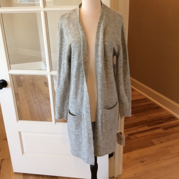 Sweater Long Gray Cardigan True Craft Womens M New - Picture 4 of 6